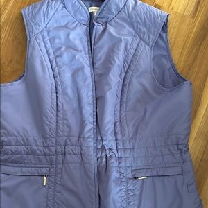 Women's Coldwater Creek Purple Quilted Vest